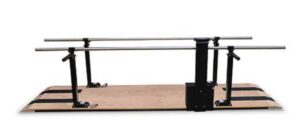 Hausmann 1396 Parallel Bars, 10' Platform And Power Height Adjustment Weight Capacity: 400
