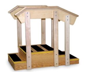 Hausmann 1566 Training Stairs: 2ea 6" step
