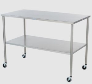 Blickman Industries Howard Instrument Table 30"W x 34"H x 16"D w/Shelf