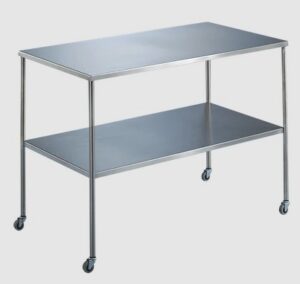 Blickman Industries Sawyer Instrument Table 30"W x 34"H x 16"D w/H-Brace