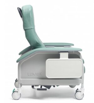 Graham Field Lumex Deluxe Clinical Care Recliner features three positions for patient use