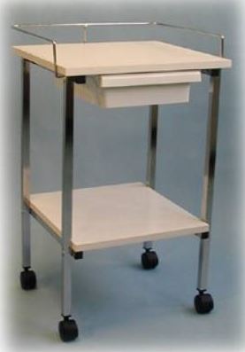 Brandt Industries 36411 Instrument Stand with Drawer and Wire Guard Frame