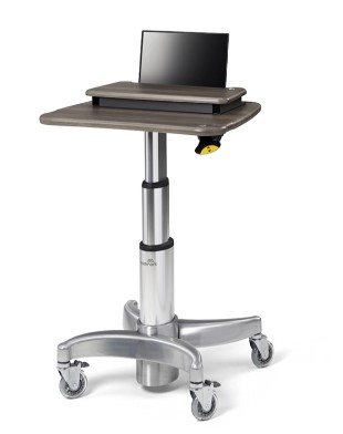 Midmark 6211 Secure Laptop Workstation, Frost White PVC-Free (P)
