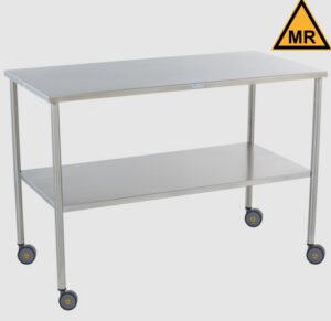 Blickman Industries Howard Instrument Table 16"W x 34"H x 30"D On Casters