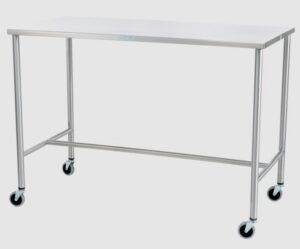Blickman Industries Sawyer Instrument Table 20"W x 34"H x 16"D w/H-Brace