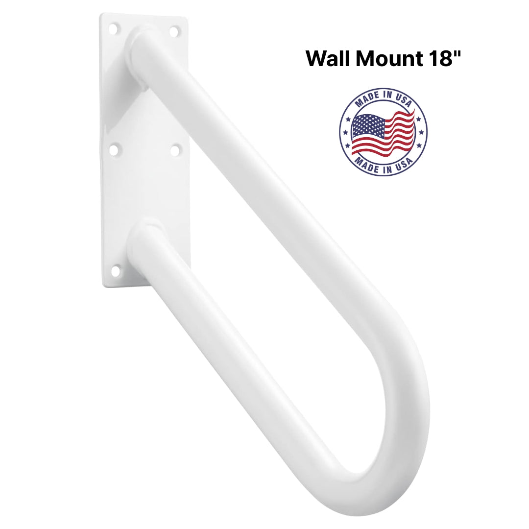 Hold-Tight Wall Mount Handrail – White
