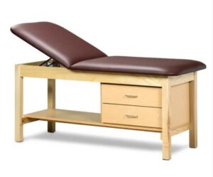 Clinton Industries Classic 600 lb H-Brace Table 30" x 78" with Tier Drawers