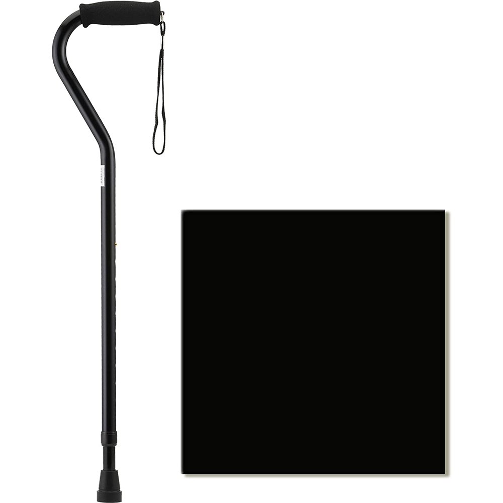 Nova Medical Products CANE OFFSET BLACK