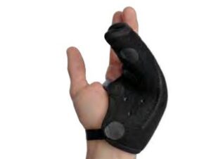 Exos ULNAR GUTTER BRACE, HAND BASED, BLK, LT, XS