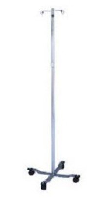 Blickman Industries IV Stand Economy 4 Hook w/Secure Grip Hooks Wall Saver