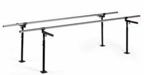 PARALLEL BARS Floor Mtd, 7'L,HT&WIDTH Adj.