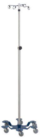 Blickman Industries IV Stand 4 Hook w/6 Leg Powder Coated Low Center
