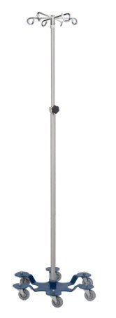 Blickman Industries IV Stand 6 Hook w/6 Leg Powder Coated Low Center