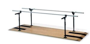 Hausmann Parallel Bars with 7' platform and manual height and width adjustments