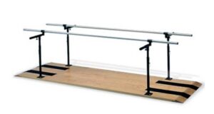 Hausmann Parallel Bars with 12' platform and manual height and width