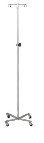 Blickman Industries IV Stand 4 Hook w/Tru Loc Mechanism w/4 Leg Flat Band