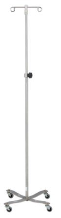 Blickman Industries IV Stand 2 Hook w/Tru Loc Mechanism w/4 Leg Flat Band