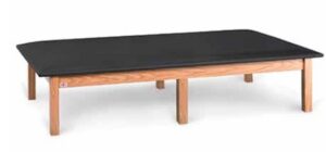 MAT PLATFORM,5X7: L01-Natural Oak Laminate: V38-Black Upholstery