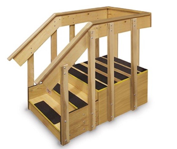 Single Sided ADA Staircase