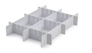 Marketlab Drawer Divider Set — 3 short and 3 long dividers