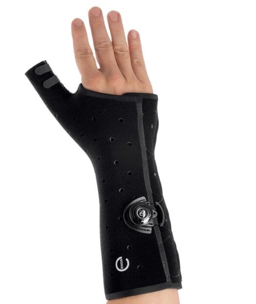Exos THMB SPICA FRACTURE BRACE, BLK, LT, XS