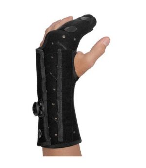 Exos RADIAL GUTTER FRACTURE BRACE, BLK, LT, XS