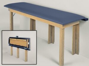 Hausmann Wall Mount, Fold Up Treatment Table, 72"X24"