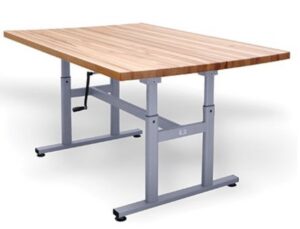 Hausmann Deluxe Butcher Block Work Table