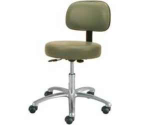 Winco Deluxe Gas Lift Stool with back
