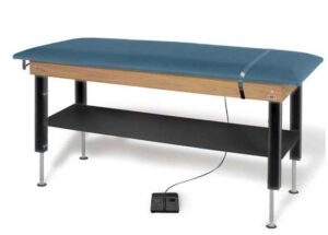 Hausmann Power HI-LO Plinth Table With Shelf, 600 lb weight capacity
