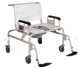 Graham Field SHOWER/COMMODE CHAIR 26" SS 750 LB RFA & RFT 21.7 STF LK C