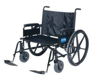 Graham Field Wheelchair FIXED BACK 26W20D15.5H 20" 20" WHEEL 5" CASTER FULL