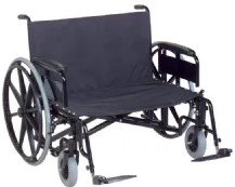 Graham Field Wheelchair RECLINING 22W18D FULL ELR GENDRON BARIATRIC