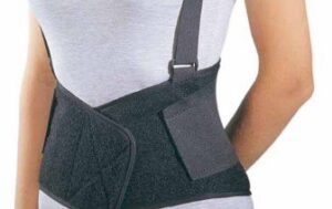 Procare Ind Back Support with Suspenders XS