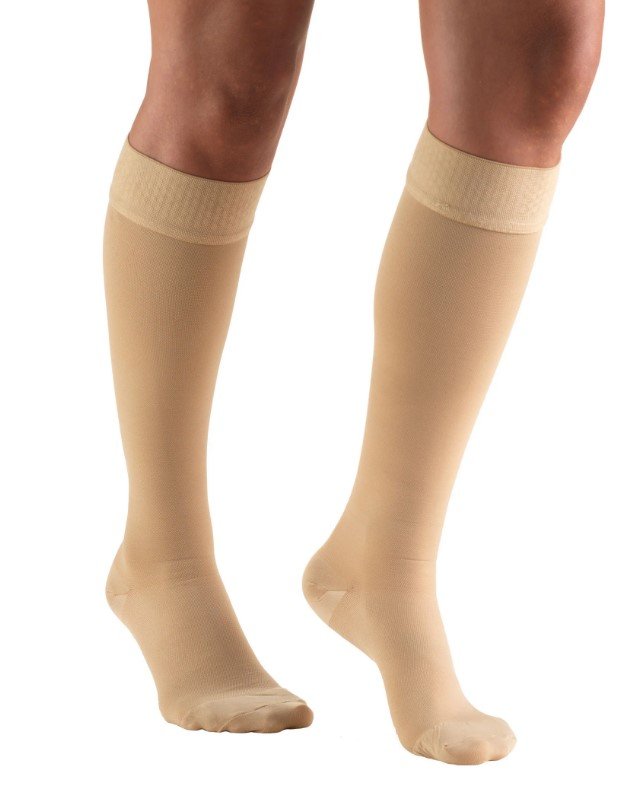 Truform BELOW KNEE 20-30 mmHg Closed Toe Compression Sock