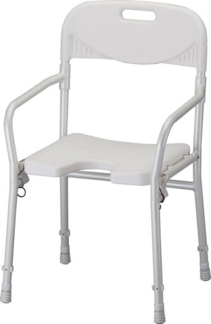 Nova Medical Products BATH CHAIR WITH ARMS-FOLDABLE 250 LB. CAPACITY