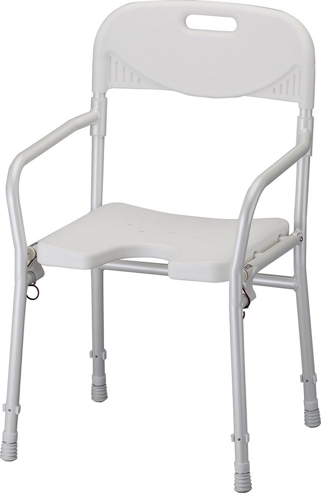 Nova Medical Products BATH CHAIR WITH ARMS-FOLDABLE 250 LB. CAPACITY