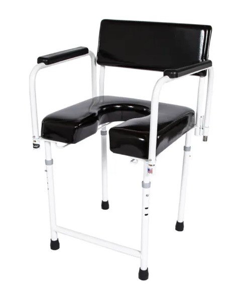 ActiveAid 202 Rehab Shower/Commode Chair-Bath/Toilet Modular System, Seat