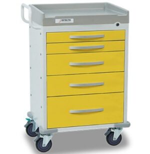 Rescue Isolation Cart - White frame - RC33669YEL