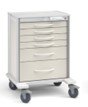 Innerspace Healthcare Pace 24 Cart, Bisque, 3-3", 1-6", 1-9" drawer, 36"H