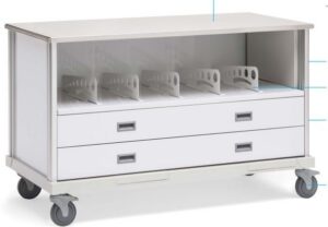 Innerspace Healthcare Roam ECP Cart-Drawers and Dividers