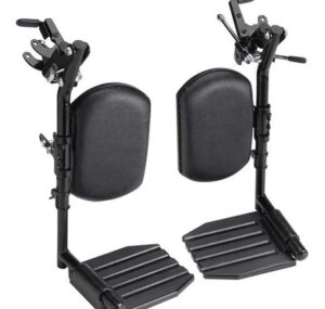 Hemi Elevating Legrests w/Aluminum Footplates And Padded Calf Pads