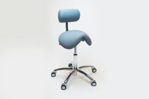 Midmark Operator Chair, Royal Saddle Plus Seat, Black